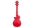 Cascha HH 2280 Carbon Fibre Ukulele Koncertowe RED Set