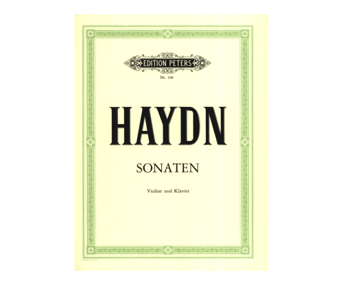 Sonaty na skrzypce z fortepianem, Joseph Haydn