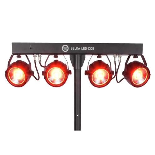 LIGHT4ME BELKA LED COB PAR 4x30W statyw pokrowiec
