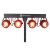 LIGHT4ME BELKA LED COB PAR 4x30W statyw pokrowiec