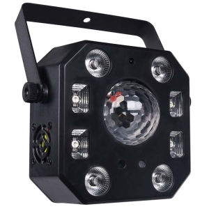 LIGHT4ME TURBO FLOWER efekt disco LED PAR UV kula