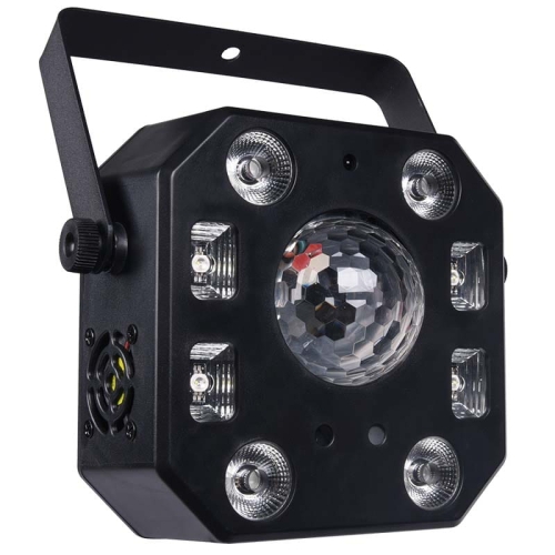 LIGHT4ME TURBO FLOWER efekt disco LED PAR UV kula