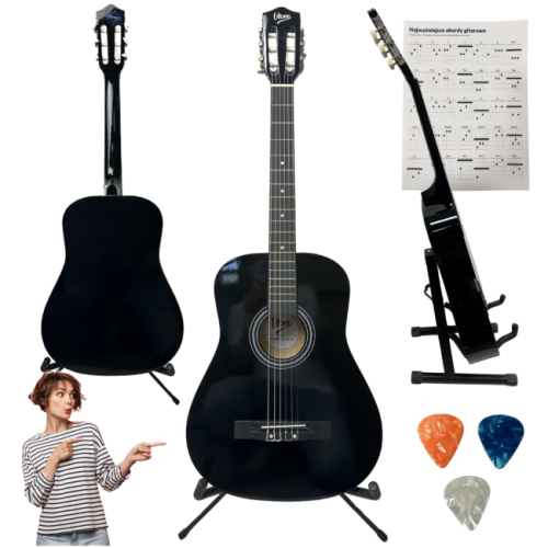 V-TONE BCG BK gitara klasyczna 4/4 czarna do nauki