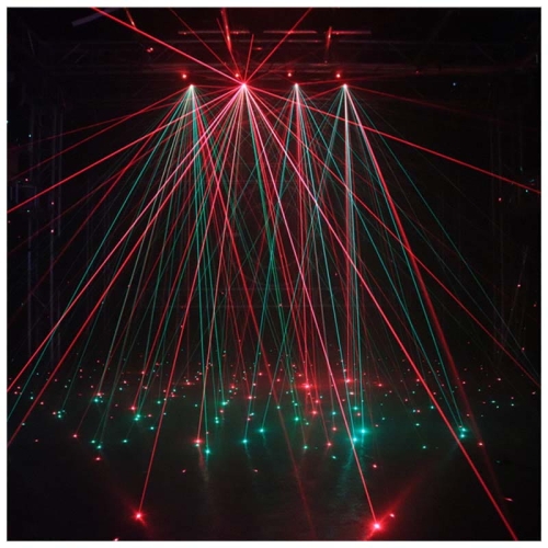 LIGHT4ME SPIDER STROBO LASER efekt LED multiefekt
