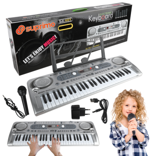 SUPRIMO 824 USB keyboard edukacyjny klawisze organ