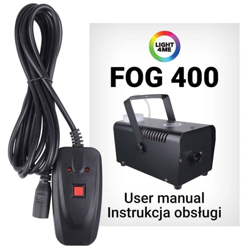 LIGHT4ME FOG 400 wytwornica dymu mgły