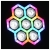LIGHT4ME FRAME PAR 7x12 LED RGBW reflektor efekt