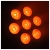 LIGHT4ME FRAME PAR 7x12 LED RGBW reflektor efekt