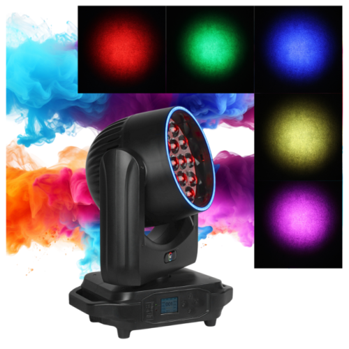 LIGHT4ME SKY WASH 19x15W RGBW głowica ruchoma oświ
