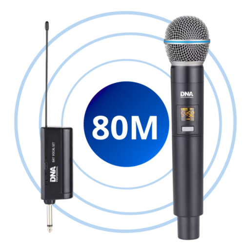 DNA BAT VOCAL SET zestaw bezprzewodowy akumulatoro