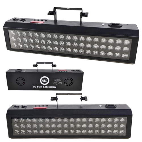 LIGHT4ME UV DMX BAR 54X3W efekt oświetleniowy list