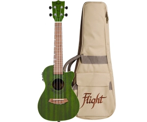 Flight DUC380 CEQ Jade Electro-Acoustic Concert Ukulele