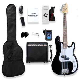 V-TONE PBB46 BK SET zestaw gitarowy gitara basowa